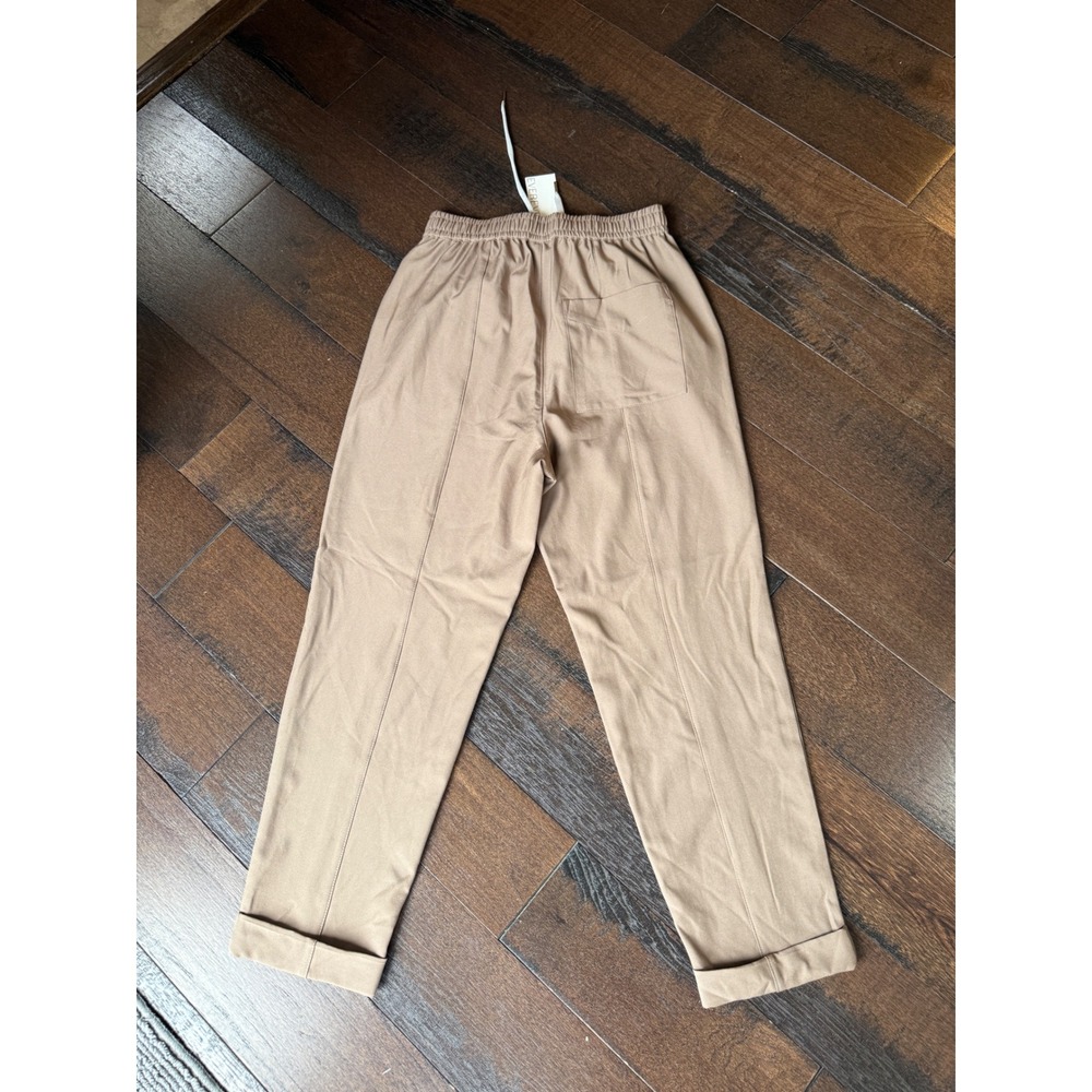 Varley Cypress Turnup Taper Pants XS Taupestone NWT Tapered Cuffed Trousers - Picture 8 of 9